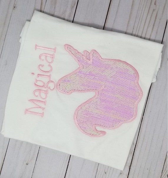 reversible sequin shirt unicorn