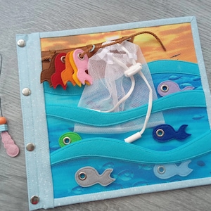 The Miraculous Catch of Fish, BIBLE STORIES Quiet book Pattern, Toddler Busy Book Pattern, DIY Nativity Felt Book, Church Kids Activities