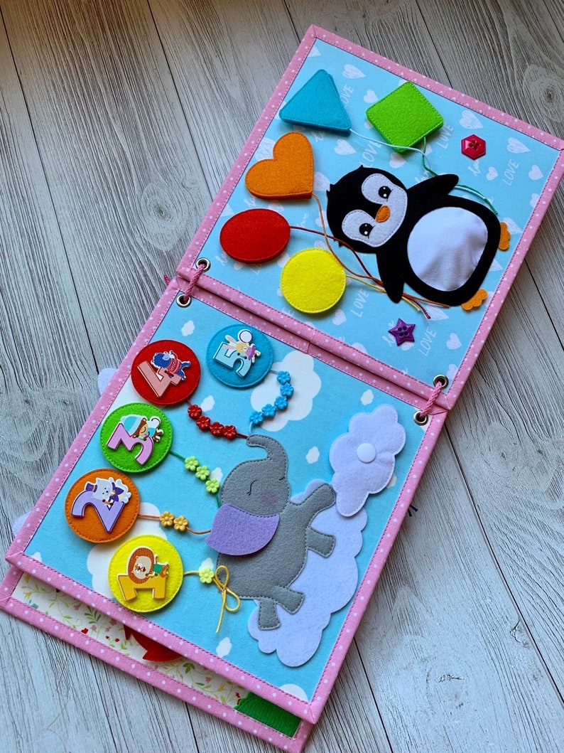 6 PAGES Baby Book Pattern 8x8 PDF & SVG Quiet Etsy