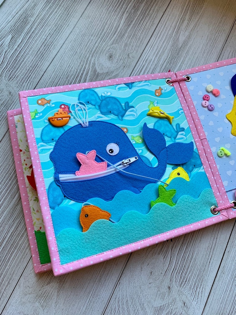 6 PAGES Baby Book Pattern 8x8 PDF & SVG Quiet Etsy