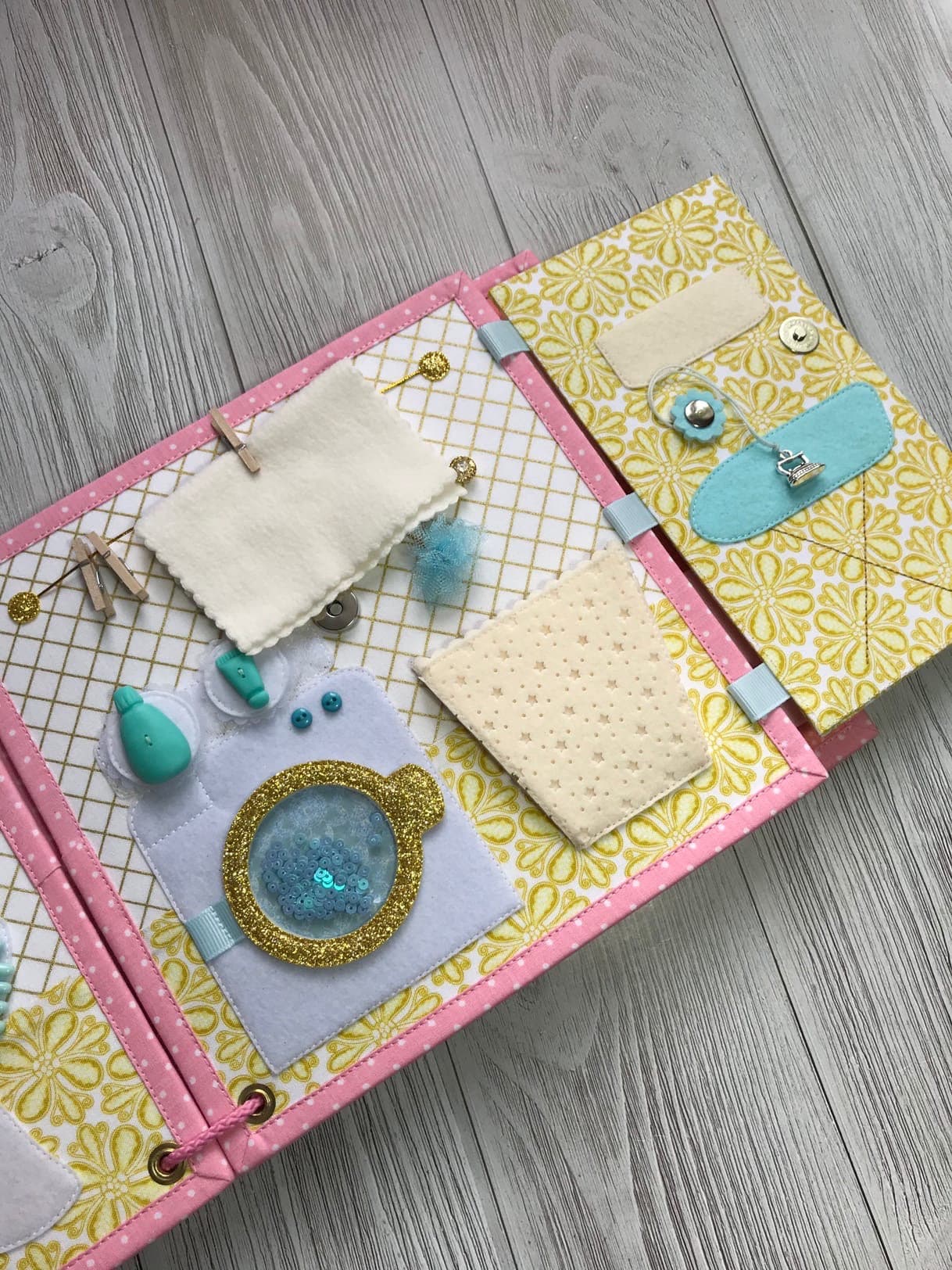 DOLLHOUSE Quiet Book PDF Pattern Diy Quiet Book Pages Busy Etsy UK