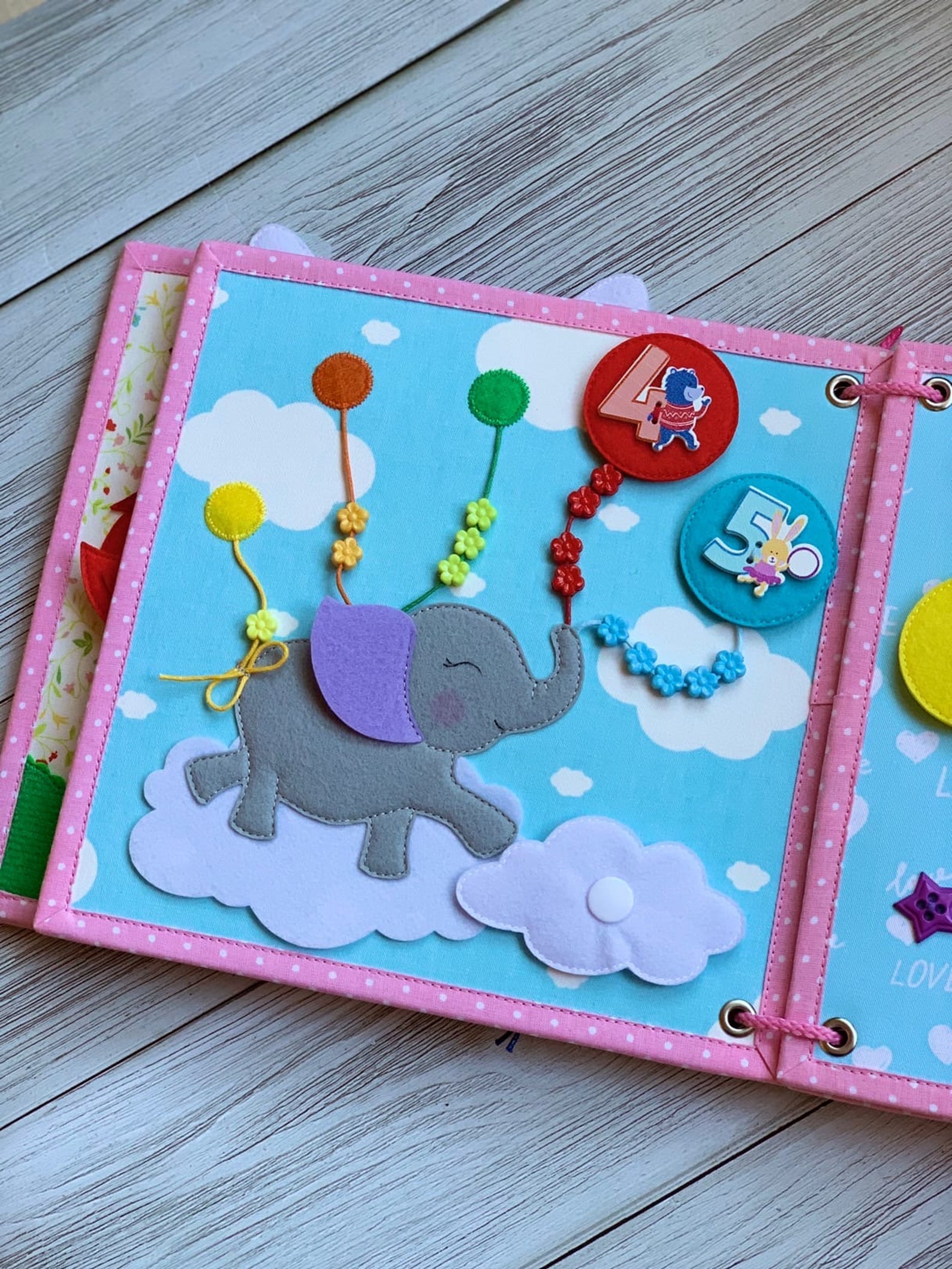 6 PAGES Baby Book Pattern 8x8 PDF & SVG Quiet Etsy