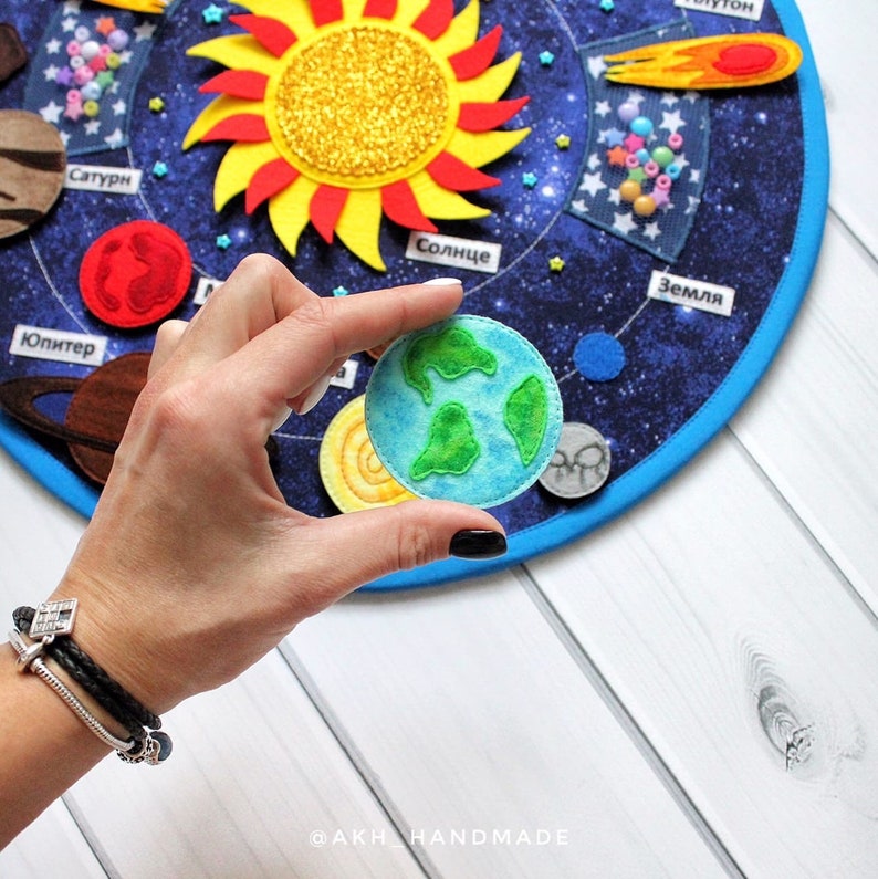 SPACE Board PDF Pattern & Tutorial, Quiet Book Pattern, DIY Busy Book ...