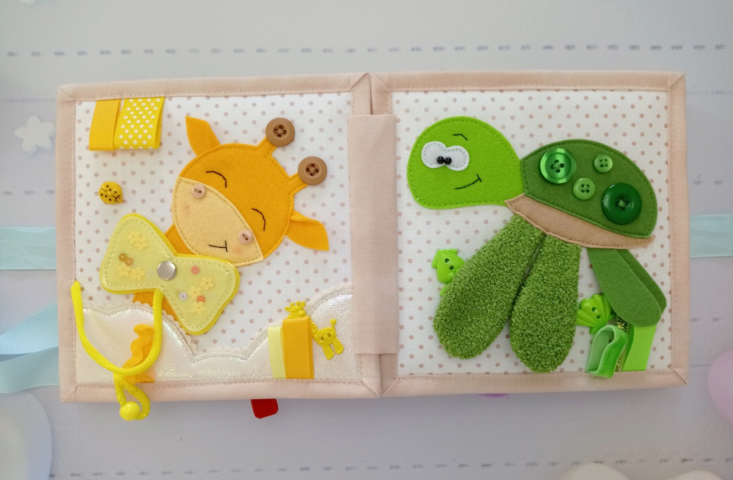 RAINBOW Baby Book Pattern for Kids 1, 2 Years Old, PDF & SVG Quiet Book ...