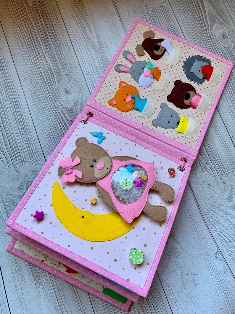 6 PAGES Baby Book Pattern 8x8 PDF & SVG Quiet Etsy