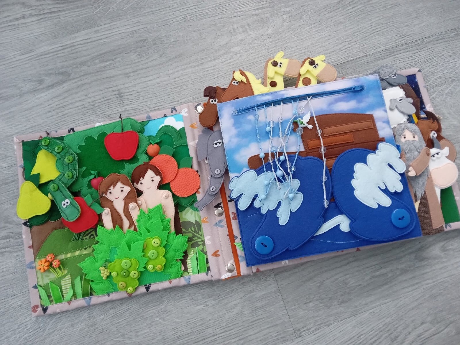BIBLE STORIES Quiet Book Felt NATIVITY Playset Nativity - Etsy