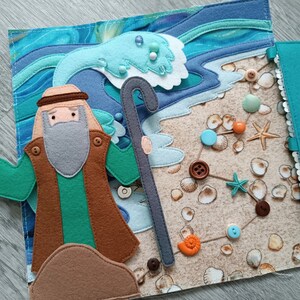 Moses Parting the Red Sea, BIBLE STORIES Quiet Book Pattern, Toddler ...