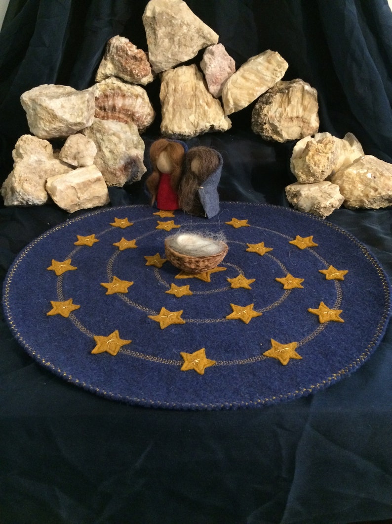 Advent spiral calendar/ Waldorf Inspired Avent Spiralwalk with Etsy