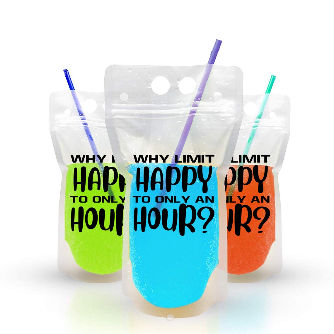 Adult CapriSun type Drink Pouch Why Limit Happy To One Etsy