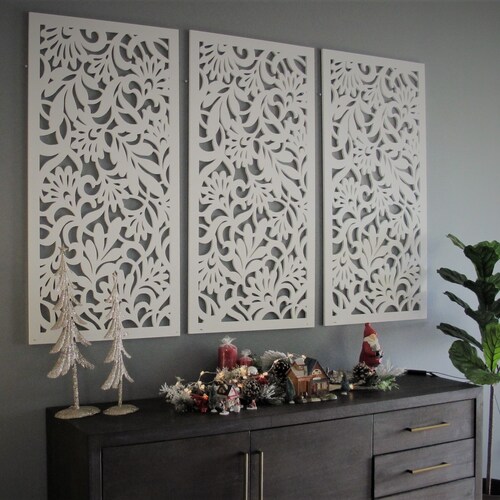 VIMA Decorative Wall Privacy Screen Fence Panel Made of Rigid Etsy