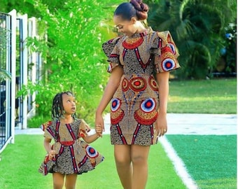 Robe africaine mere et fille hotsell