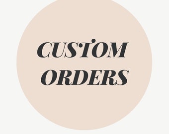 Custom order for African clothing, Custom orders