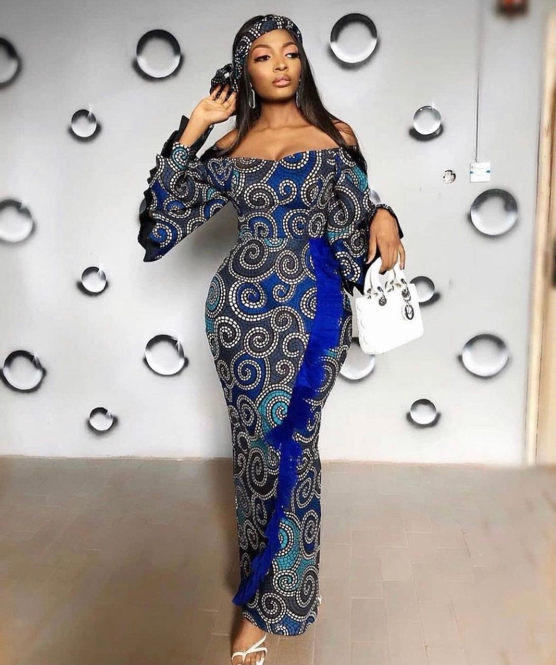 Off Shoulder Summer Long Dashiki, Kente, Prom Dress, Ankara