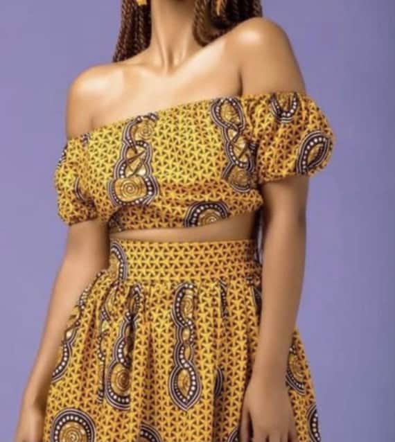 Two Piece African Dress for Women/african Womens Clothing/ African