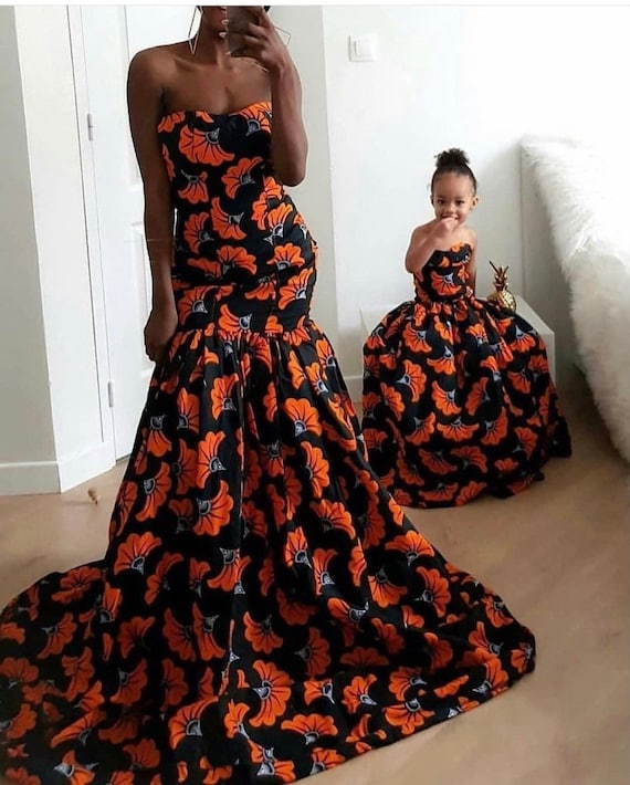 Mommy and me african attire top