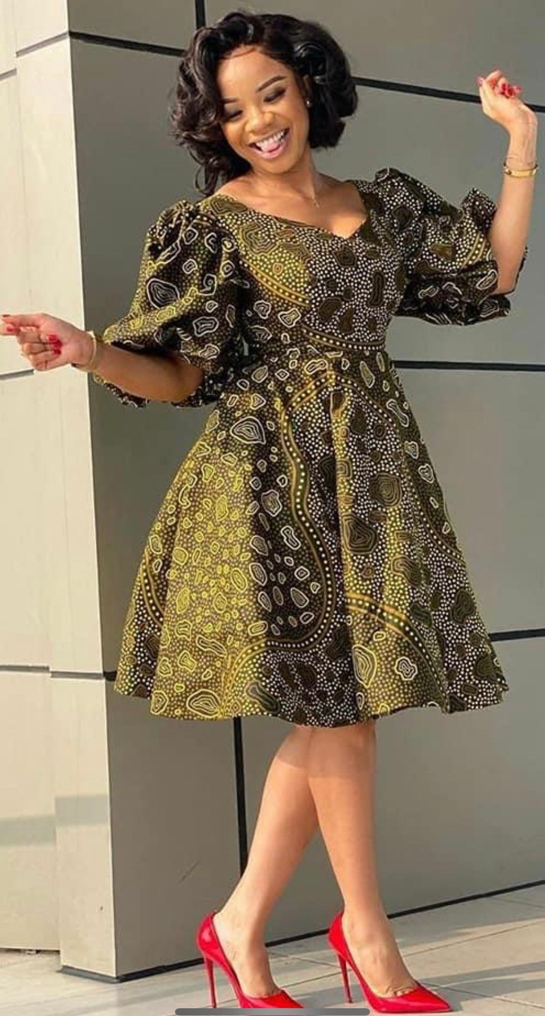 African Dress for Women, African Clothing, African Print Dress, Ankara ...