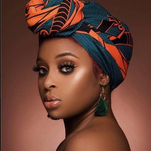 Head wrap for black woman, head-wrap for women, hair wrap, face mask, African turban, head scarf, Ankara face mask