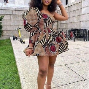 African Fit and Flair Gown,curvy Women Clothing,african Print Fitted Midi  Dress,african Clothing for Women,african Plus Size Dress,dashiki -   Canada