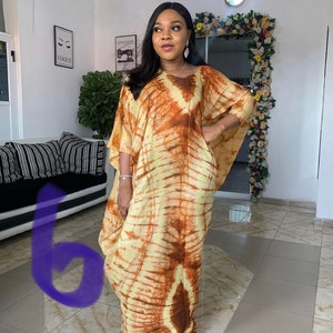 Adire, Adire Dress, Adire Bubu, African Adire Wear, African Kaftan ...