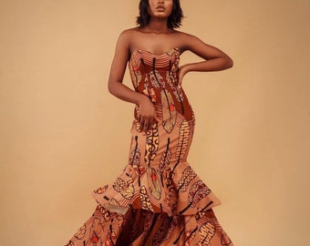 long ankara dresses
