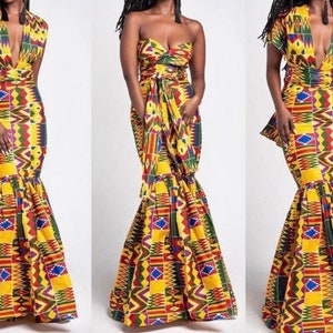 African Print Infinity Maxi Dress, Infinity Dress, African Dresses, Ankara Dress, African clothing for Women, African Clothing, African dres