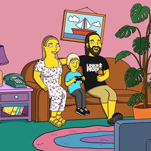 Die SIMPSONS Portrait: Individuelles Simpsons Portrait, Cartoon Portrait Geschenk, Einzigartiges Kunstgeschenk, Verwandle Dich in einen Simpsons Charakter