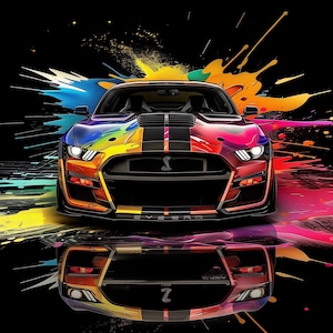 Personalized Car Portrait | Custom Automobile Art Gift for Him | Unique Gift for Auto Enthusiasts & Car Lovers
