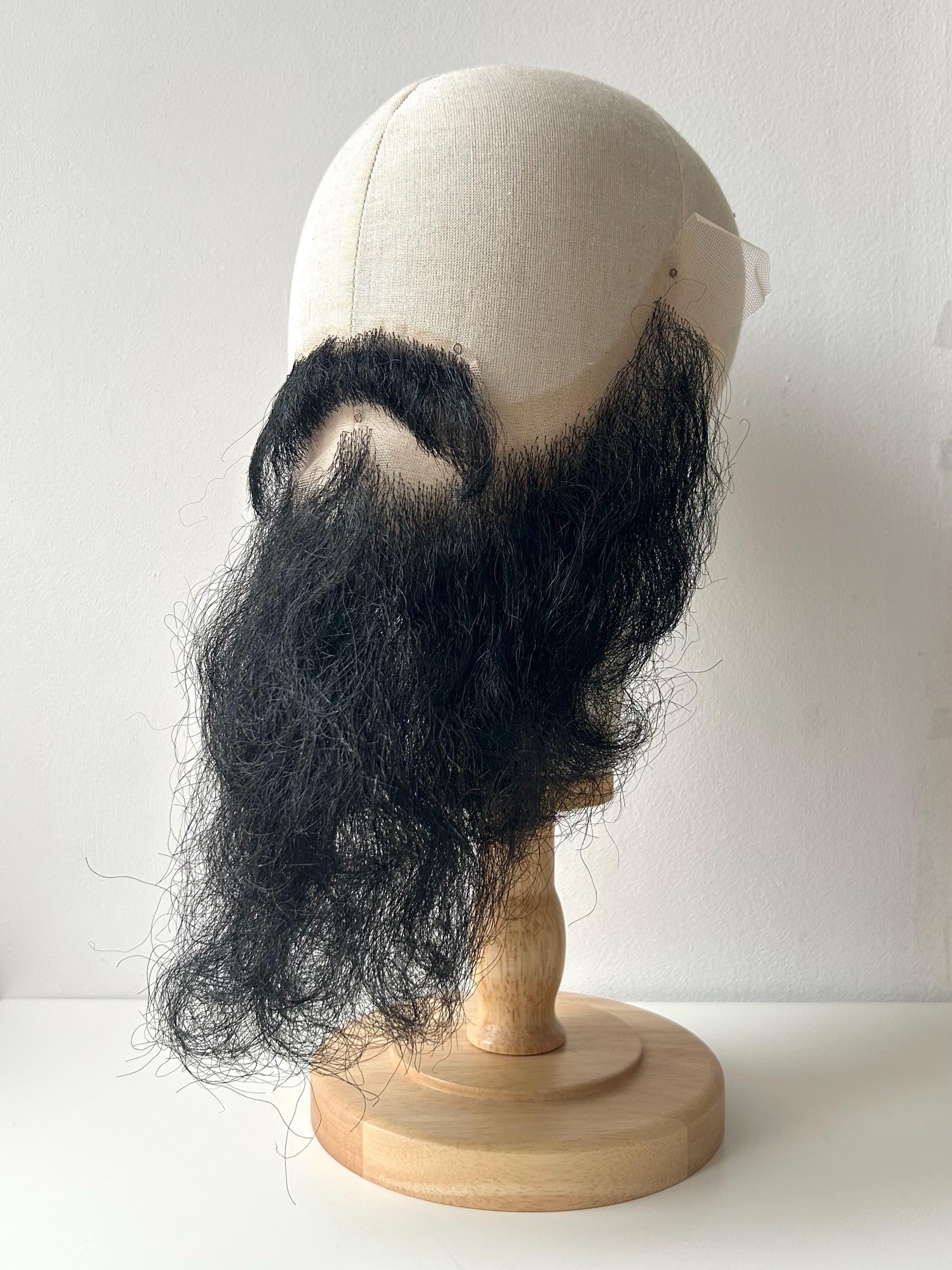 hair handmade human hair mustache