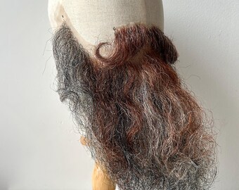 Realistic Ginger Beard Mustache, Yak Hair Costume Accessory, Theater Performance Prop