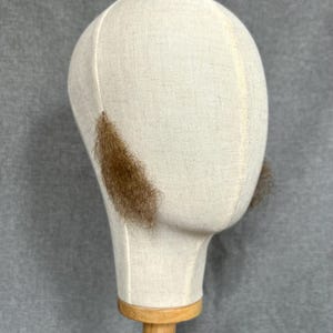 Fake blond sideburns for theatre performances, costume accessories