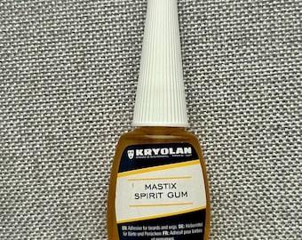 Kryolan Mastix Spirit gum, клей для бороды и усов, клей для макияжа