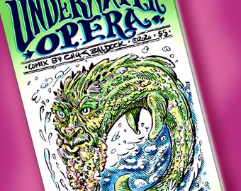 UNDERWATER OPERA -- (Indie Alternative Mini Comic Book Zine Comix Graphic Novel Sequential Art Cartoon Book) (Did I miss any buzzwords?)