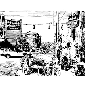 90&#39;s Capitol Hill, Seattle print