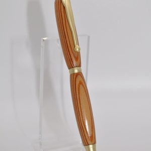 Zuidelijk geel hart grenen houten pen