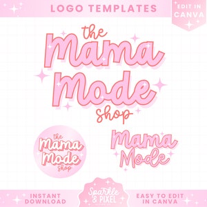 Logo Design Canva Templates - Customizable Canva Logo Design Instant Download