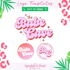 Editable Logo Design Templates - Easy to Edit Canva Templates For Small Business Shop Branding