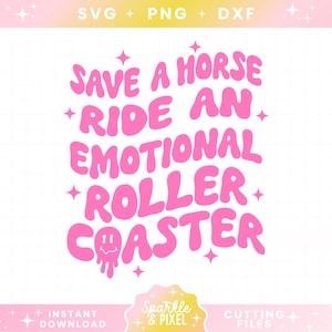 Emotional Roller Coaster - Commercial Use Mental Health SVG JPG PNG - Best Selling Trendy Instant Download for Shirts, Stickers & More!