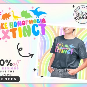 Make Homophobia Extinct SVG PNG JPG Files Commercial Use - Etsy
