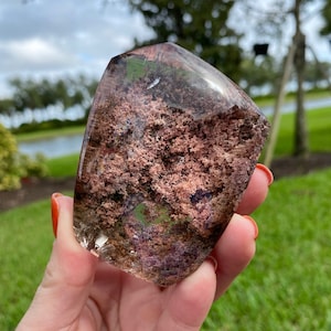 Insane Purple & Pink Lodalite Dream Quartz Crystal, Pink Lodalite Crystal Quartz, Purple Lodalite Crystal Quartz