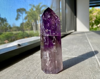 10 cm Bahia Amethyst Kristallspitze