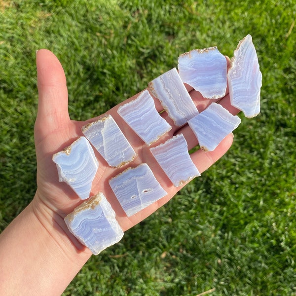 Blue Lace Agate Slab Etsy