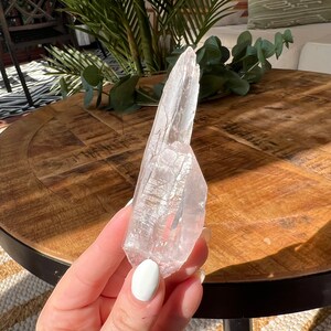 All Natural Mid-Grade Lemurian Quartz Crystal From Brazil