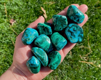 Chrysocolla Flat Tumble Faceted appx 24x8mm Exceptional 16 inch full strand.One of a kind #242 Self creative pattern on it naturally