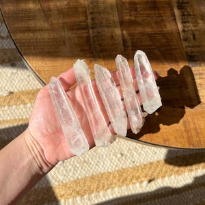 YOU CHOOSE ONE All Natural Mid-Grade Lemurian Quartz Crystal From Brazil