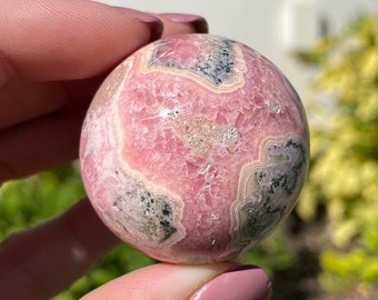 Top Quality AA Grade 1” Rhodochrosite Sphere From Argentina