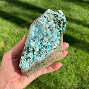 2.9lb Gorgeous Druzy Blue Chrysocolla from Tenke Mine, Congo