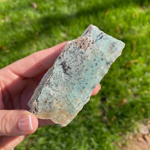 All Natural Druzy Blue Chrysocolla with Dendrite from Tenke Mine, Congo