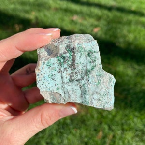 All Natural Druzy Blue Chrysocolla and Green Malachite from Tenke Mine, Congo