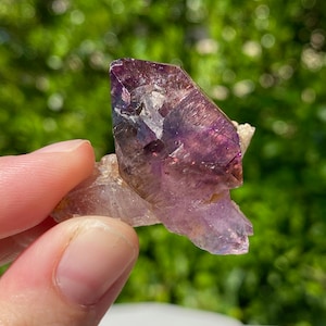 Amethyst Scepter with Hematite and Quartz from Mwana, Zambia
