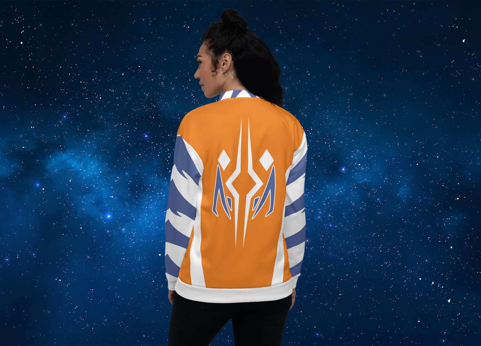 Ahsoka Tano Bomber Jacket Star Wars Fulcrum and Rex Jacket Etsy